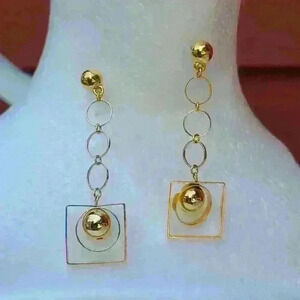 Gold tone earrings
